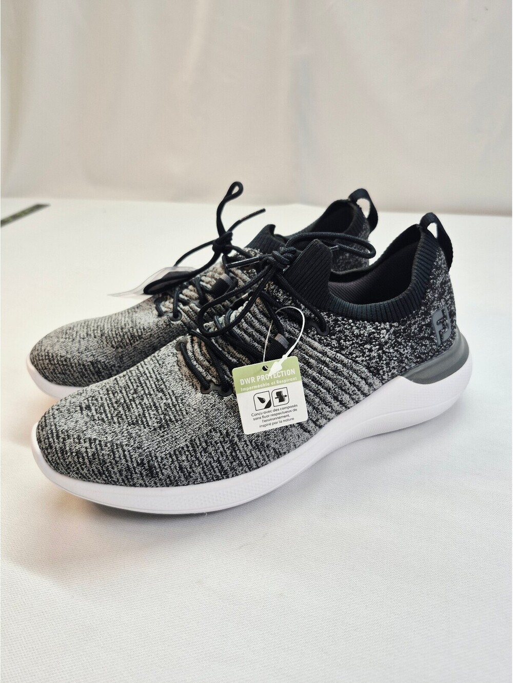 Footjoy Womens 9M Flex XP 95336 Black Lace-Up Running Sneaker Shoes NWT $109